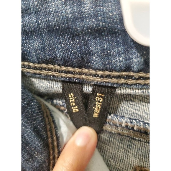 NINE WEST Women's Size 14/31 Denim High Rise Super Skinny Jeans - Picture 4 of 5